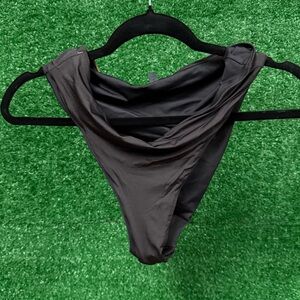 SKIMS Black Swim Bottom